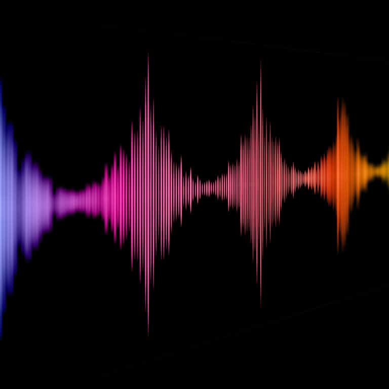 le spectre audio donne un rendu visuel intéressant à votre podcast